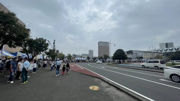 守谷市商工祭りが守谷駅前で盛大に開催されました