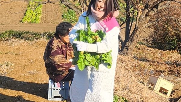 【守谷市】農家他の方からとれたて野菜をいただく